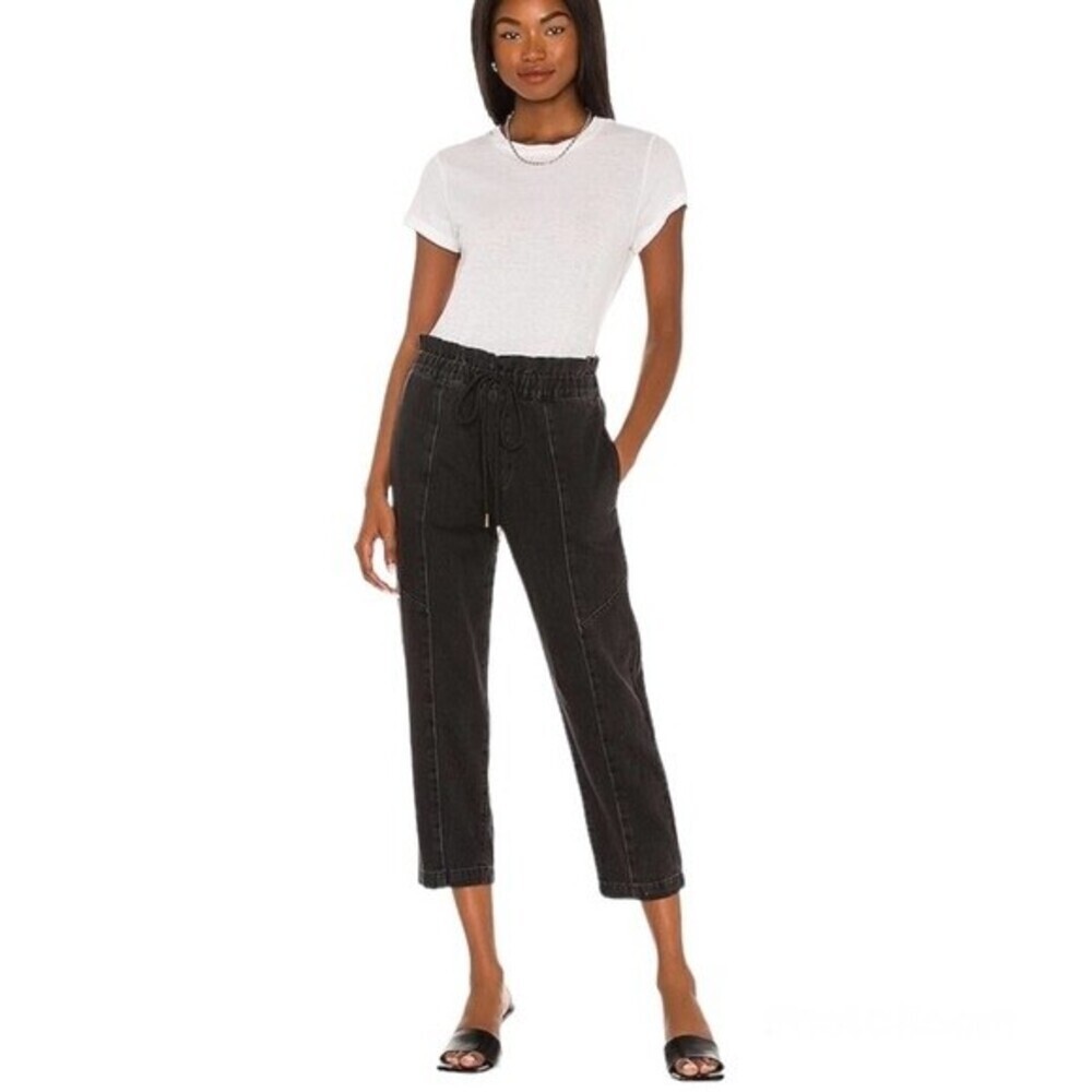 Pistola Cam Paperbag Pants in Salem Black Size S